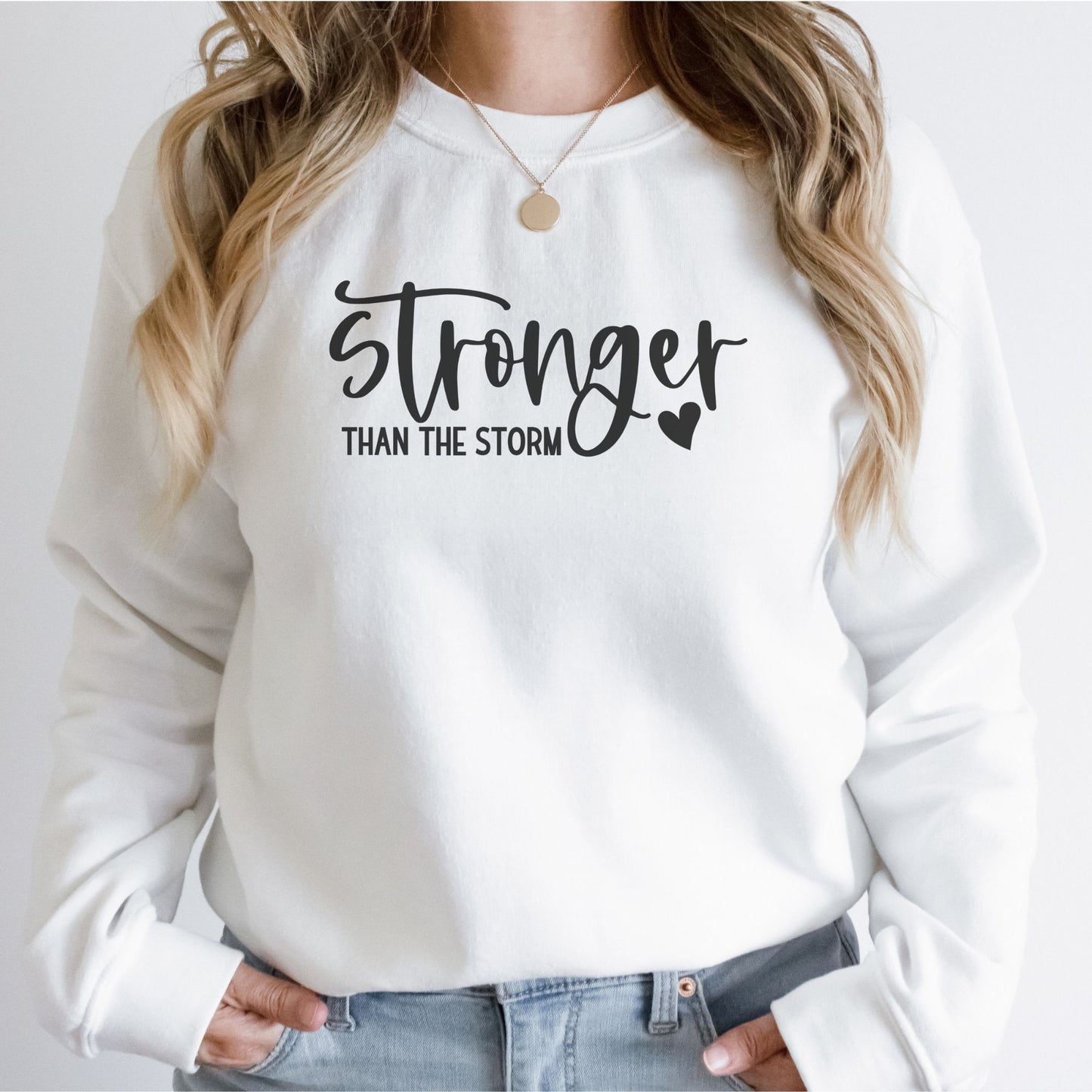 Stronger Than the Storm Crewneck Sweatshirt