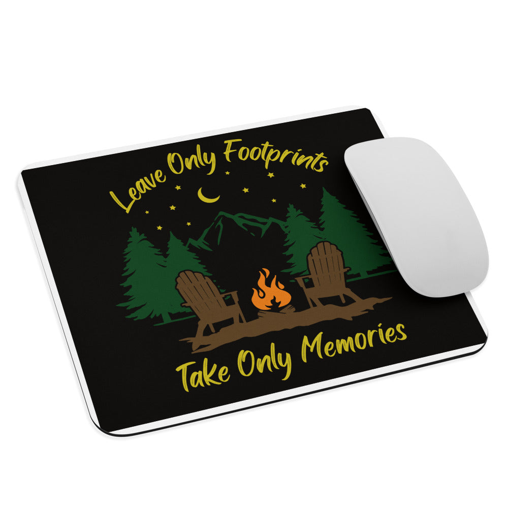 Leave Only Footprints Mouse Pad