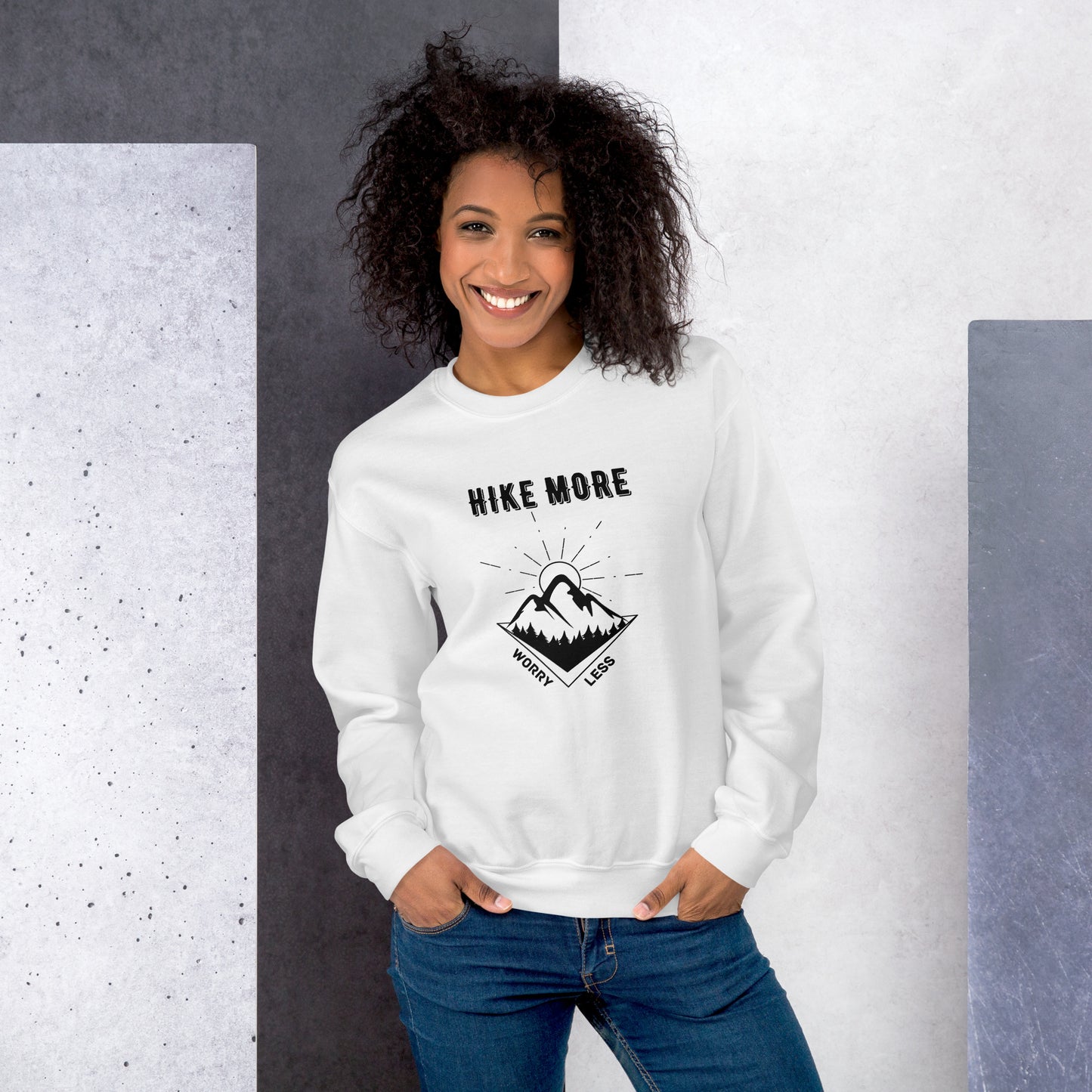 Hike More Worry Less Sweatshirt