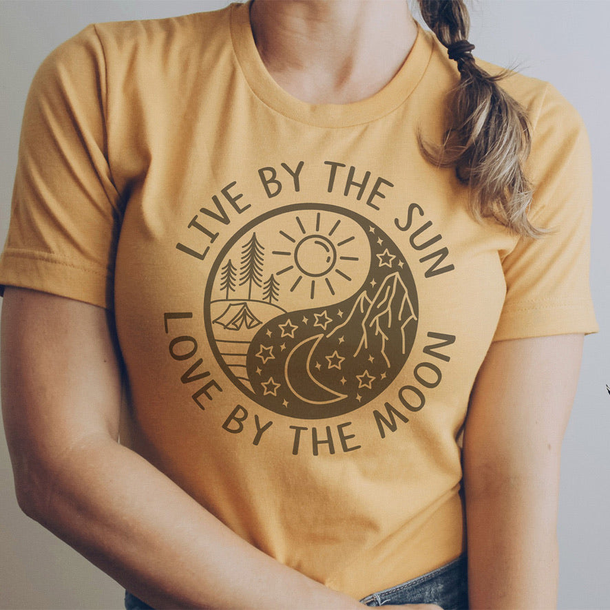 Live by the Sun, Love by the Moon Graphic Tee