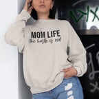 Mom Life Crewneck Sweatshirt
