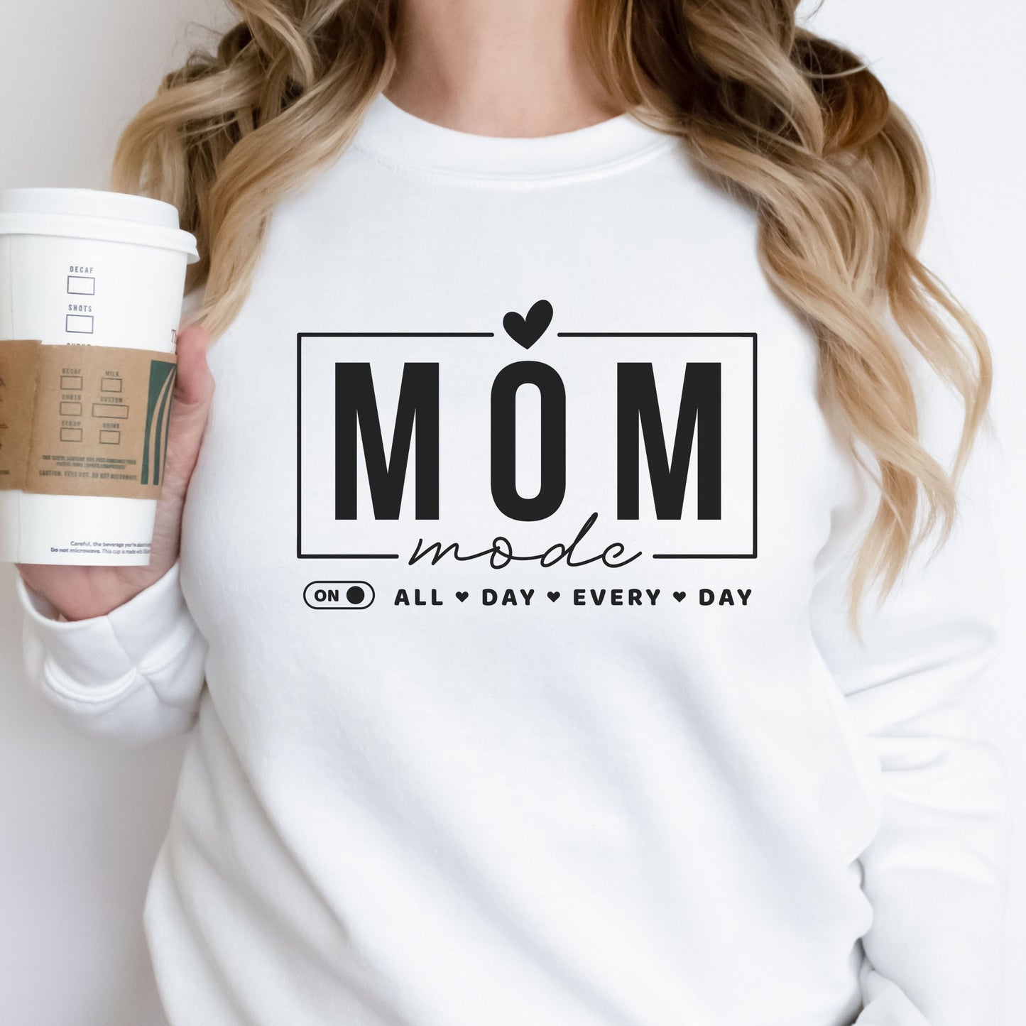 Mom Mode Crewneck Sweatshirt