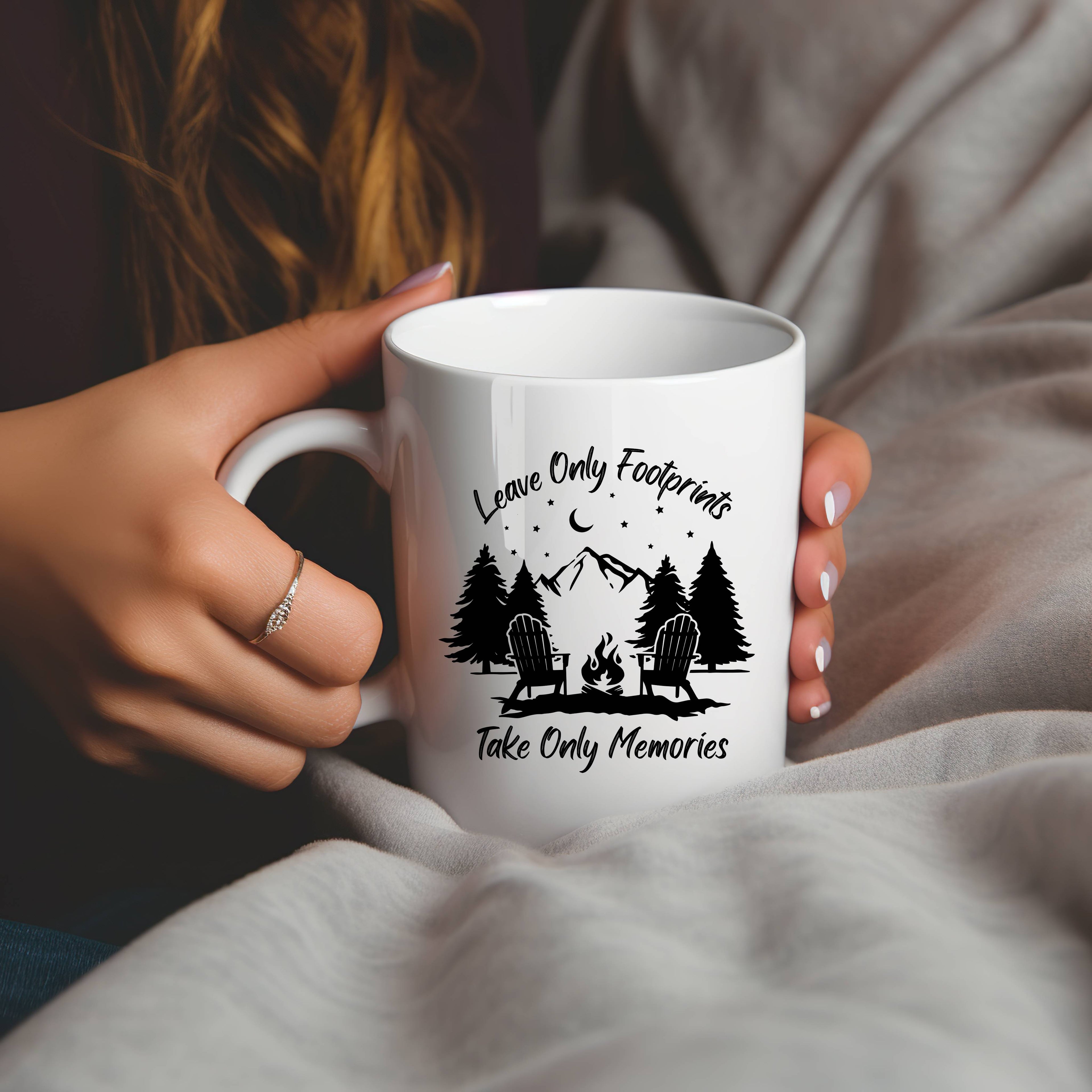 Leave Only Footprints Mug