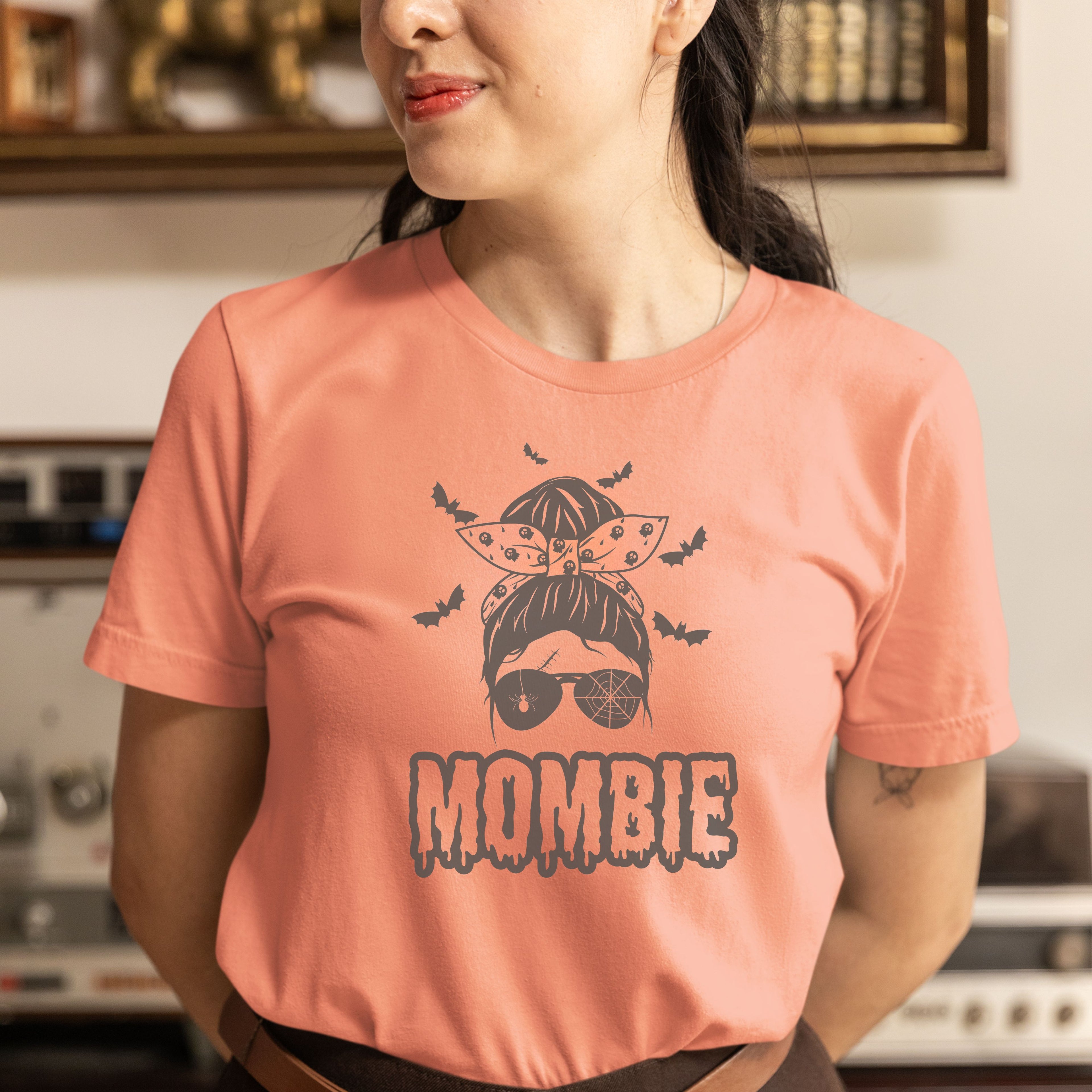Zombie Mom Shirt Mombie Shirt Funny Halloween Tee Female Zombie Funny Zombie Shirt