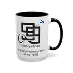 Inspiring Women Pilots Coffee Mug - Aviation Gifts, Pilot Mug, Unique Aeronautical Drinkware, Gifts for AvGeeks, Travel Lover's Mug