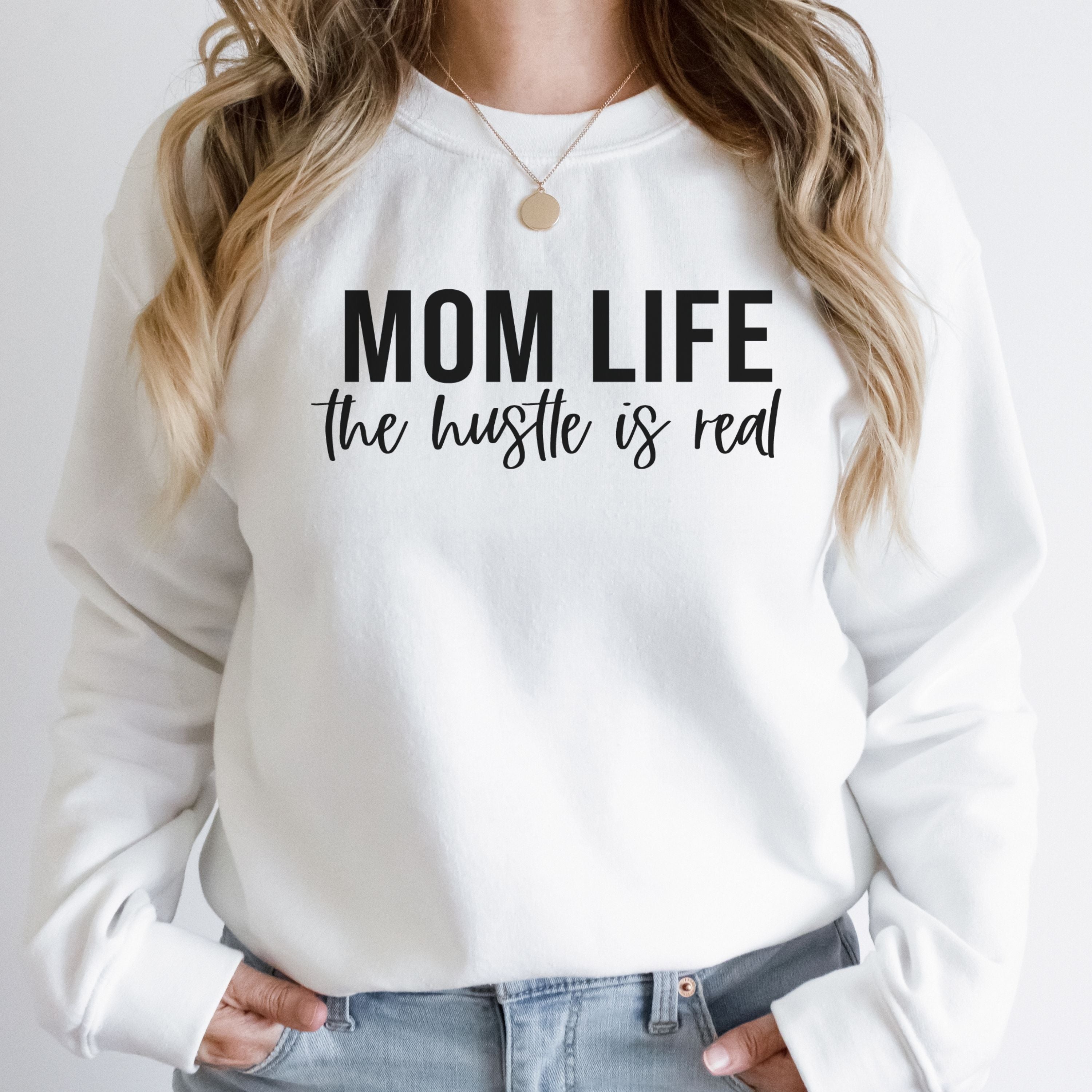Mom Life Crewneck Sweatshirt
