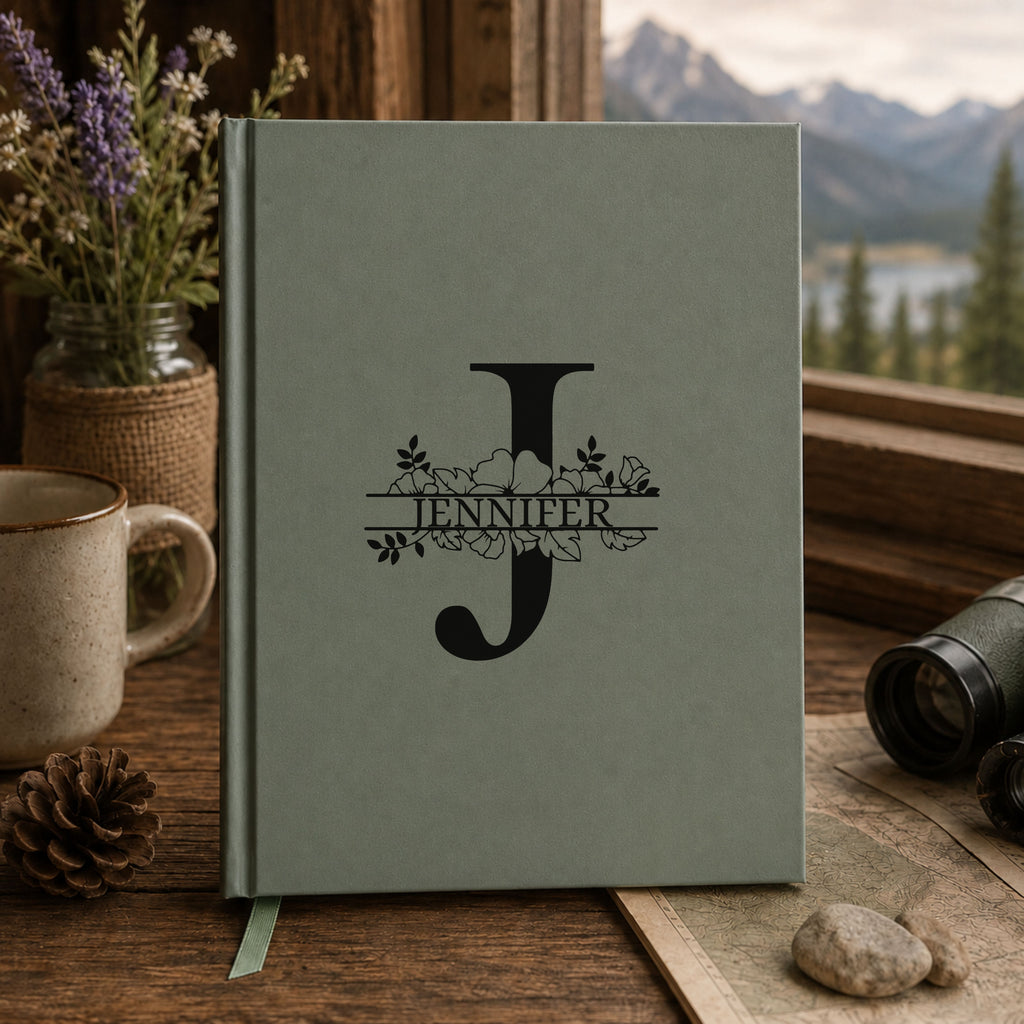Personalized Journal, Custom Name Notebook, Gift for Her