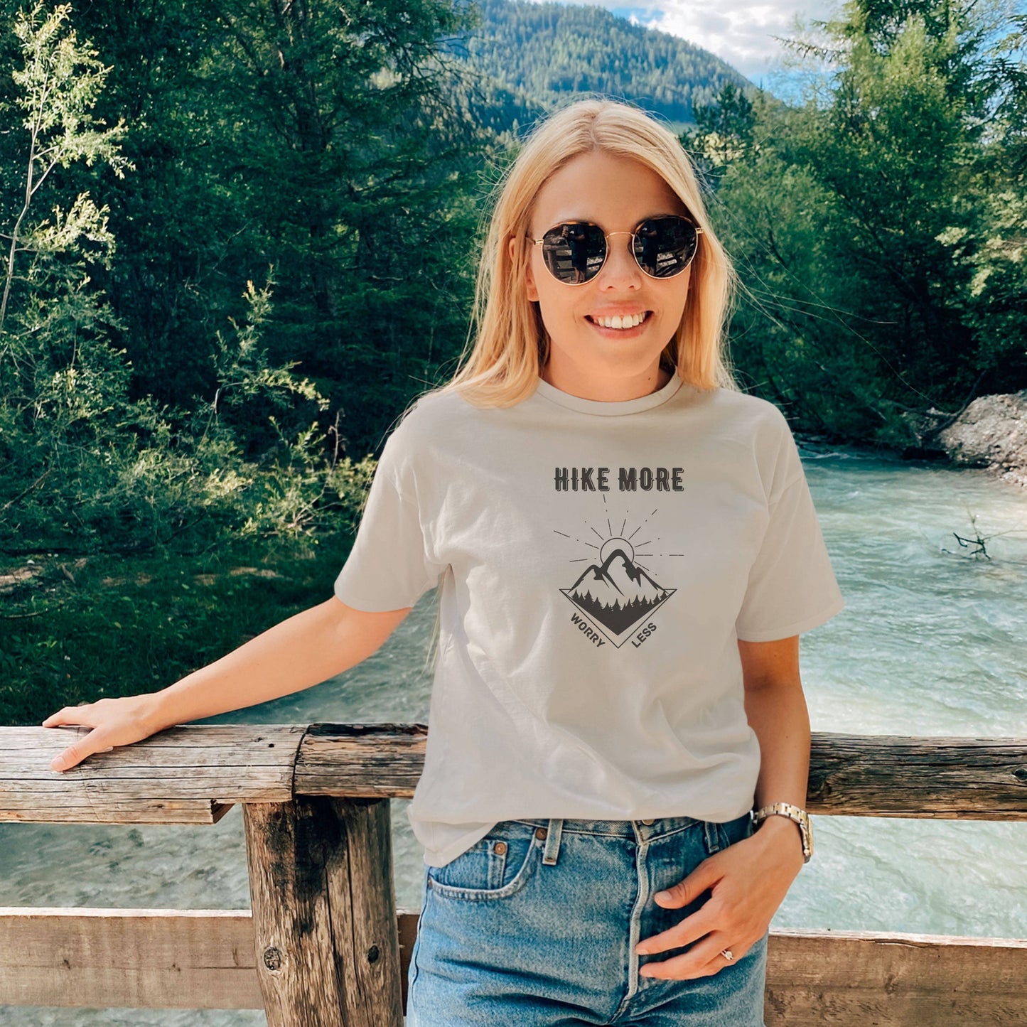 Hike More Worry Less Tee