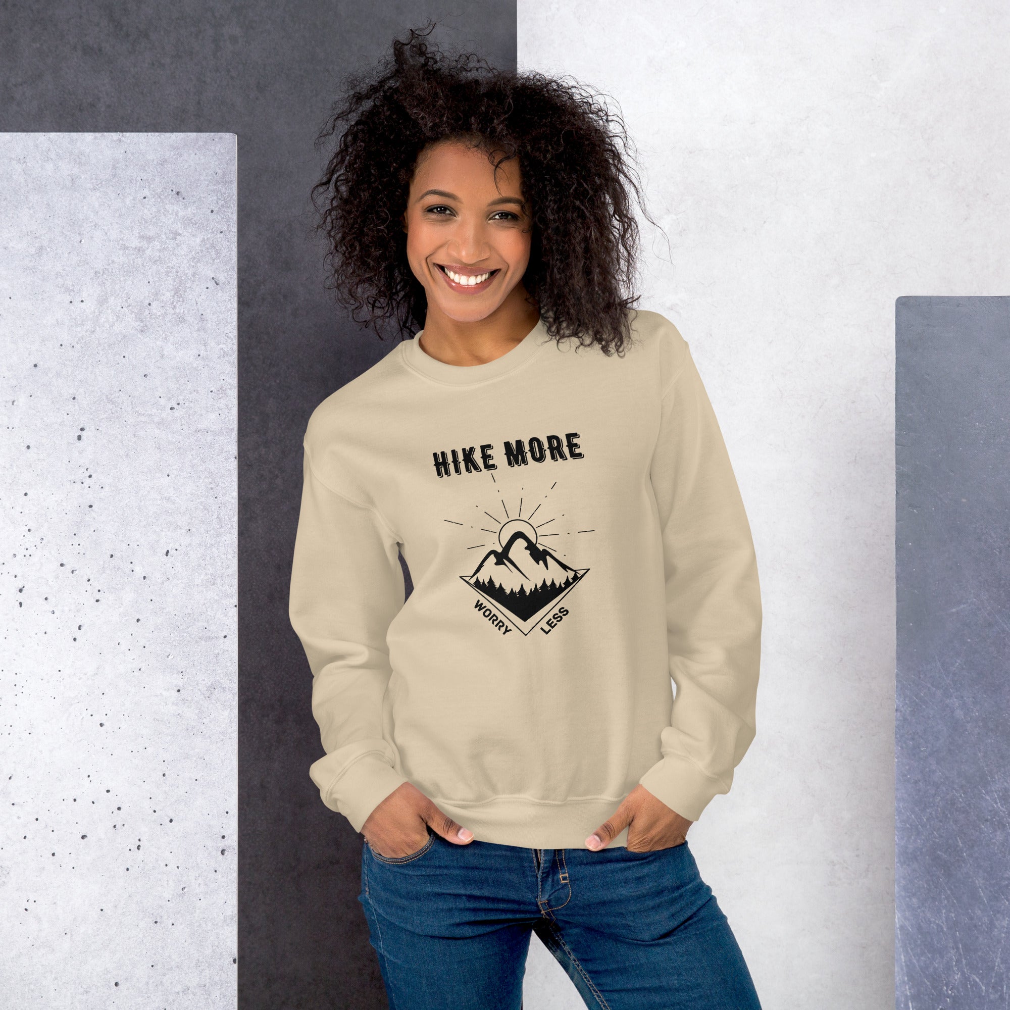Hike More Worry Less Sweatshirt