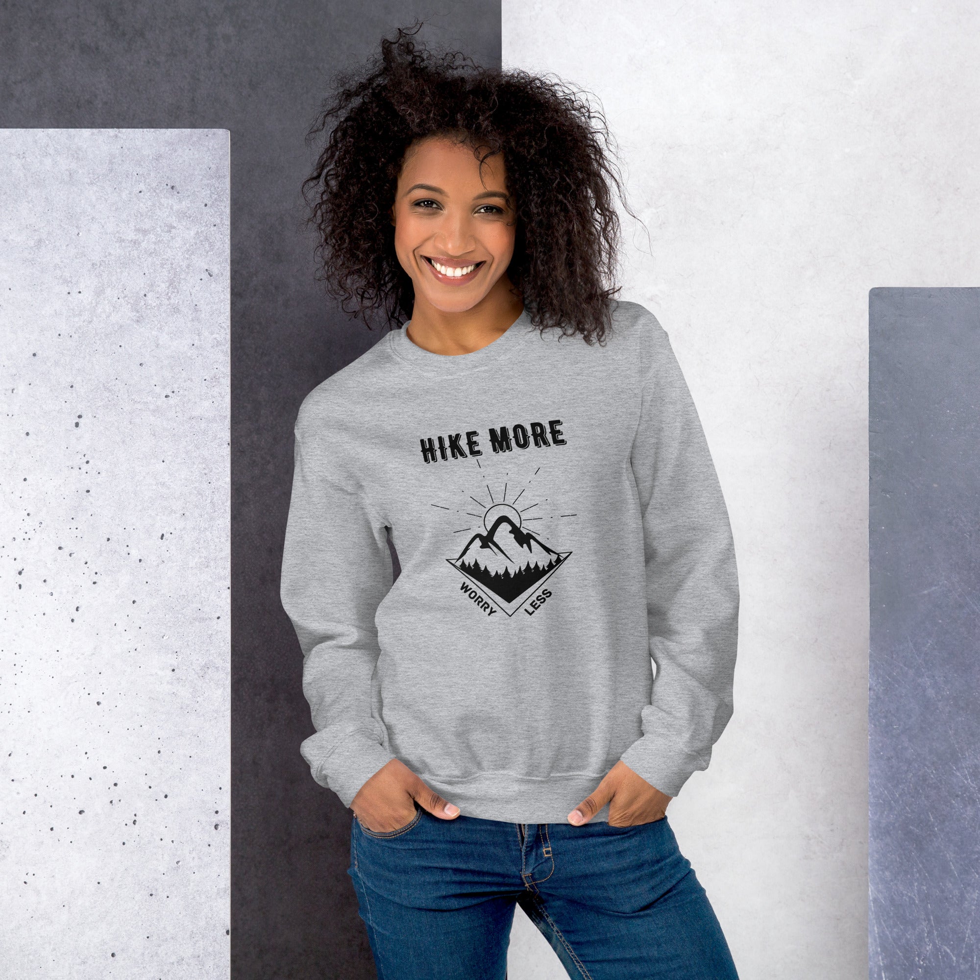 Hike More Worry Less Sweatshirt