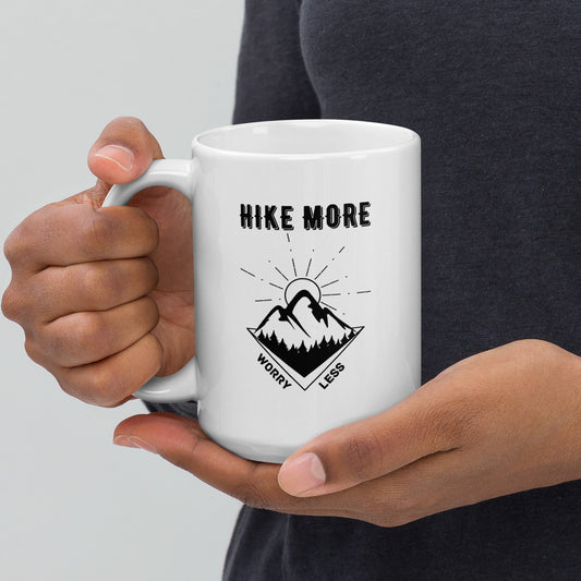 Hike More Worry Less Mug