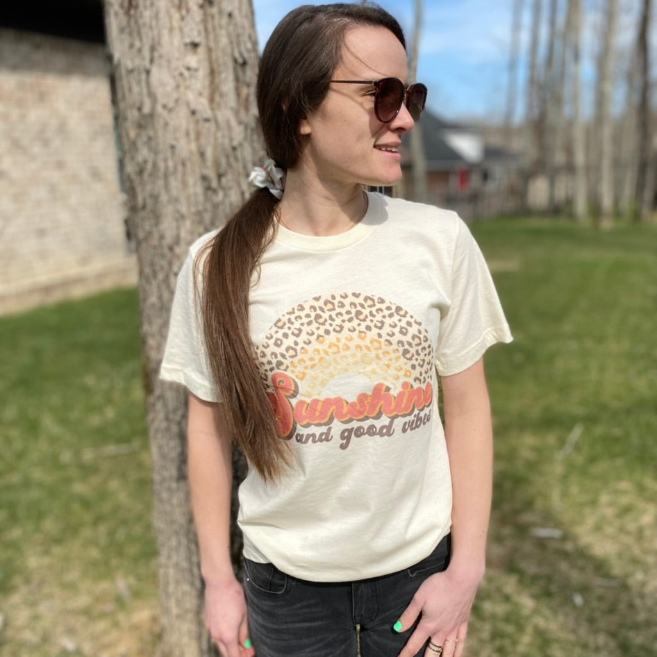 Sunshine and Good Vibes Graphic Tee