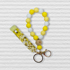 Silicon Beaded  Card Picker Key Ring Bracelet