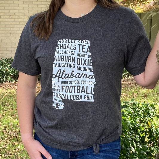 Alabama-State Love-Graphic Tee