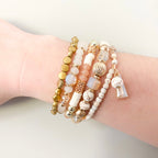 Multi-layer Beaded Statement Bracelet