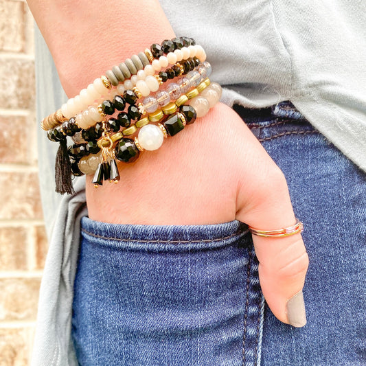 Versatile Multi-layer Beaded Bracelet